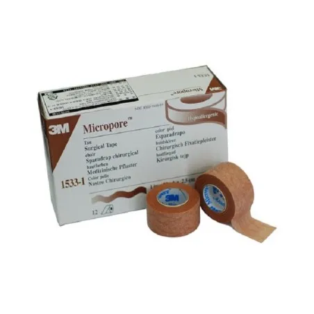 Sparadrap Micropore 3M Chair – 9,14 m x 2,5 cm – Hypoallergénique1424