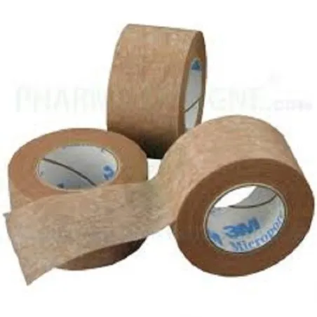 Sparadrap Micropore 3M Chair – 9,14 m x 2,5 cm – Hypoallergénique1425