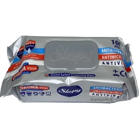 Lingettes désinfectantes surfaces SLEEPY2956