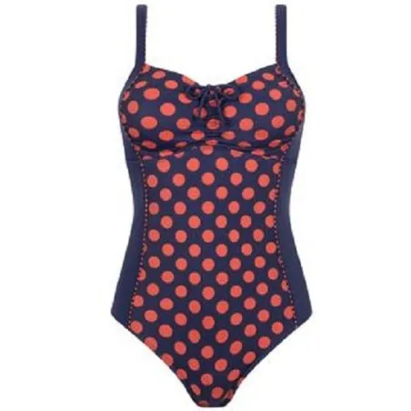 Maillot de bain Alabama Doublé Devant -OP- Marine / Rouille3320