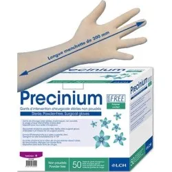 Gants stériles latex non...