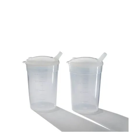 Lot de 2 verres à malade en PVC – 20 cl avec bec verseur fin (4 mm)3976