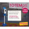 Distributeur gel hydroalcoolique sans contact TOTEMGEL4461