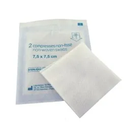 Compresses stériles tissées...