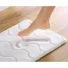 Tapis de bain antidérapant à mémoire de forme Secure Soft - 60x40 cm - Identité5572