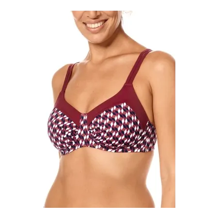Maillot de bain Apulia - rouge bordeaux t386093