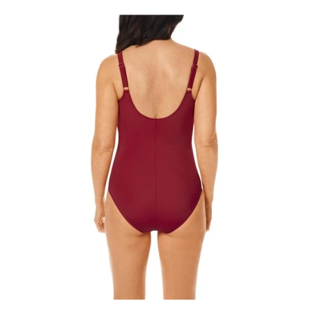 Maillot de bain APULIA OP - rouge bordeaux6099