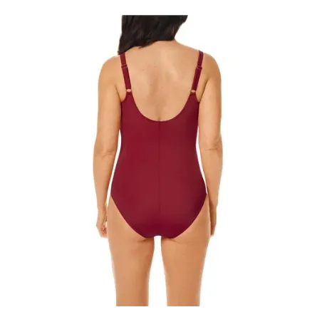 Maillot de bain APULIA OP - rouge bordeaux6099