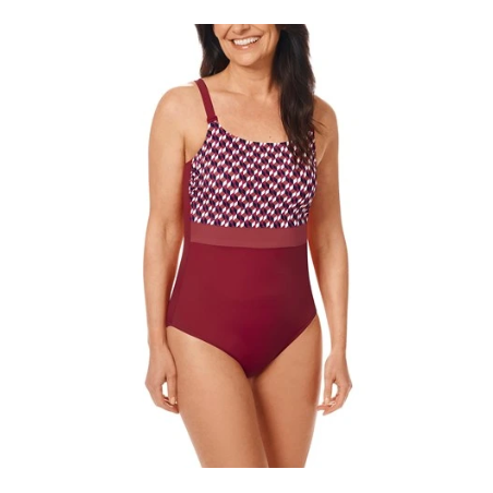 Maillot de bain APULIA OP - rouge bordeaux6101