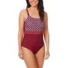 Maillot de bain APULIA OP - rouge bordeaux6101