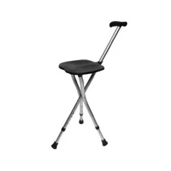 Canne siège pliante