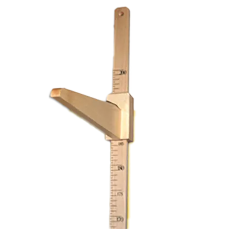 Toise murale bois6614