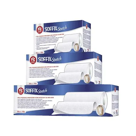 Bande Sparadrap Soffix Stretch – 10 m x 10 cm – Tissu extensible pour peaux sensibles710