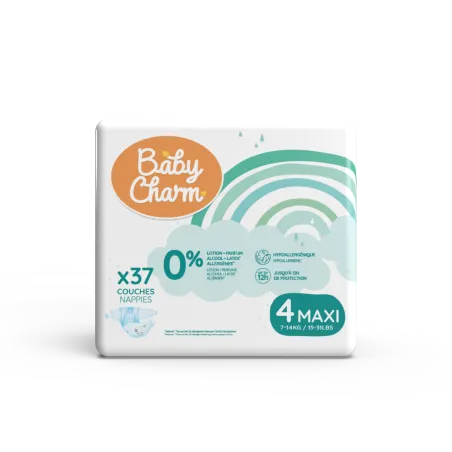 Couches bébé Babycharm  7 à 14 kg Midi N°47174