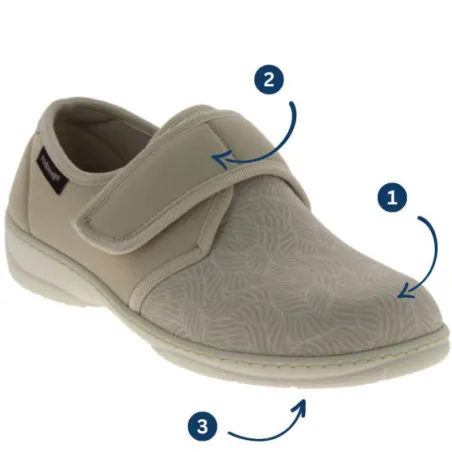 Chaussure orthopédique souple CHUT Manille beige7339