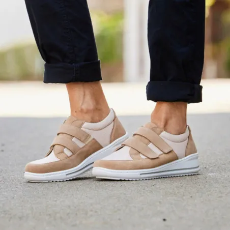 Basket CHUT confort femme  SUZIE Beige7521