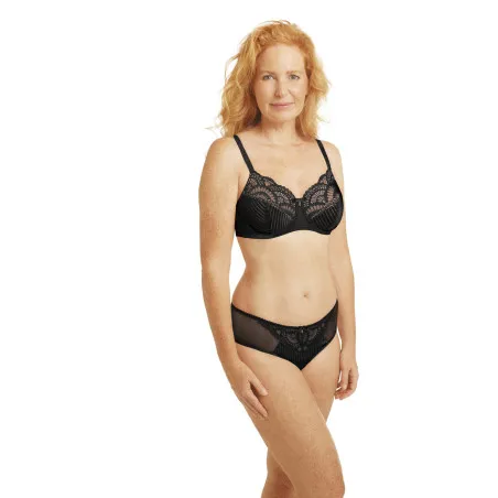 Soutien-gorge Karolina sans armatures Paddé Noir/Sable7555