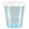 Couvercle blanc pour gobelet étroit 30 ml - Lot de 907704
