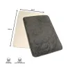 Tapis de bain antidérapant à mémoire de forme Secure Soft - 60x40 cm - Identité7712