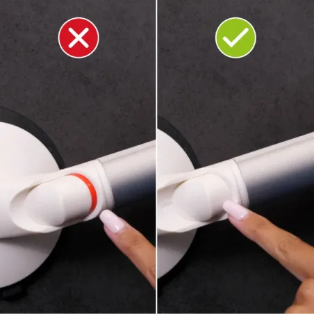 Barre d’appui à ventouses Pump – sécurité sans perçage8251