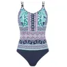 Maillot de bain 1 Pièce - Bohos Vibes Ethnique ( Bleu )8391