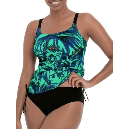 Maillot de bain 2 Pièces - Latina - Vert (Tankini + Slip)8436