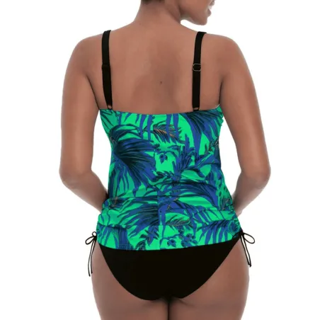 Maillot de bain 2 Pièces - Latina - Vert (Tankini + Slip)8437
