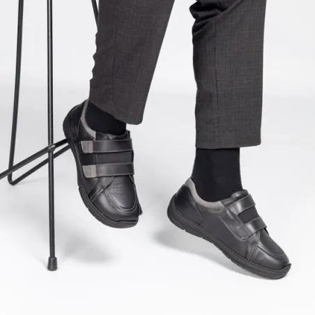 Chaussures orthopédiques Homme Orfeo Noir8565