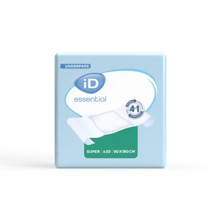 Alèses iD Essential Underpads Super 90×180 cm8579