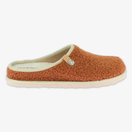 Chausson Mule Femme Isra Camel8661