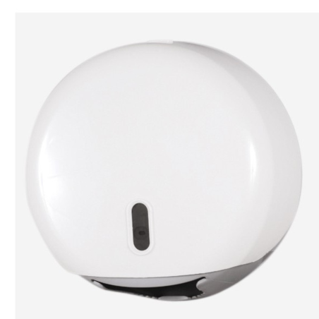 Distributeur papier WC 400 m en ABS blanc8677