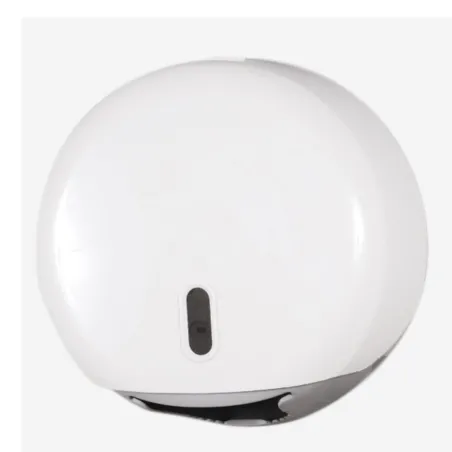 Distributeur papier WC 400 m en ABS blanc8677