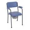 Chaise percée GR 10 – Fauteuil garde-robe, chaise toilette, hauteur fixe8698