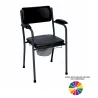 Chaise percée GR 10 – Fauteuil garde-robe, chaise toilette, hauteur fixe8699