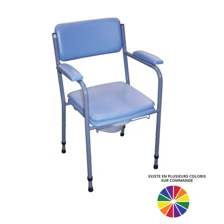 Chaise percée GR 101 – Hauteur réglable et accoudoirs fixes8702