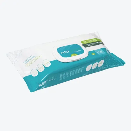 Lingettes nettoyantes désinfectantes écoresponsables Medwipes – Sachet de 1008864