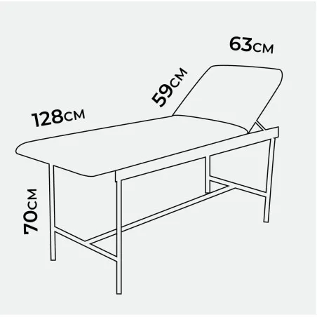 Divan d’examen Inox Holtex - 2 coloris8894
