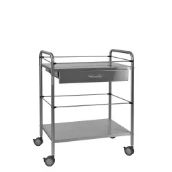 Guéridon médical inox 60 ×...