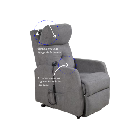 Fauteuil releveur électrique Canton Edition Limitée- 4 moteurs9307