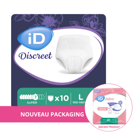 Culottes iD Discreet For Women Super - L9311