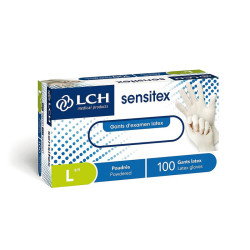 Gants latex poudrés (boîte...