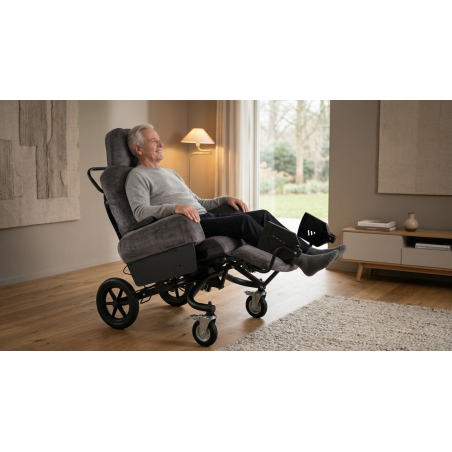Fauteuil roulant EDEN à pousser à inclinaison électrique9463