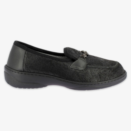 Mocassin femme Maria  Noir9508