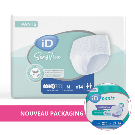 Culotte absorbante iD Sensitive Pants Extra Plus M9526