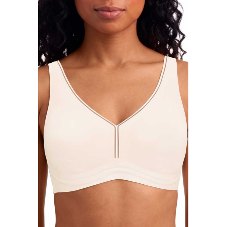 Soutien-gorge Wave Flow sans armatures Rose Satin9552